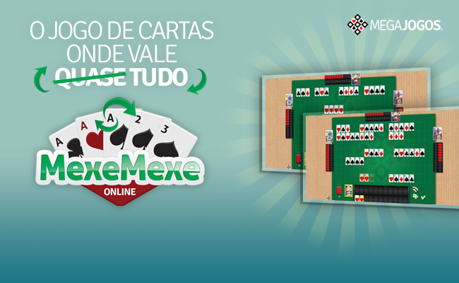 Mexe Mexe online, um jogo de cartas onde vale quase tudo!