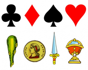 historia naipes baralho cartas