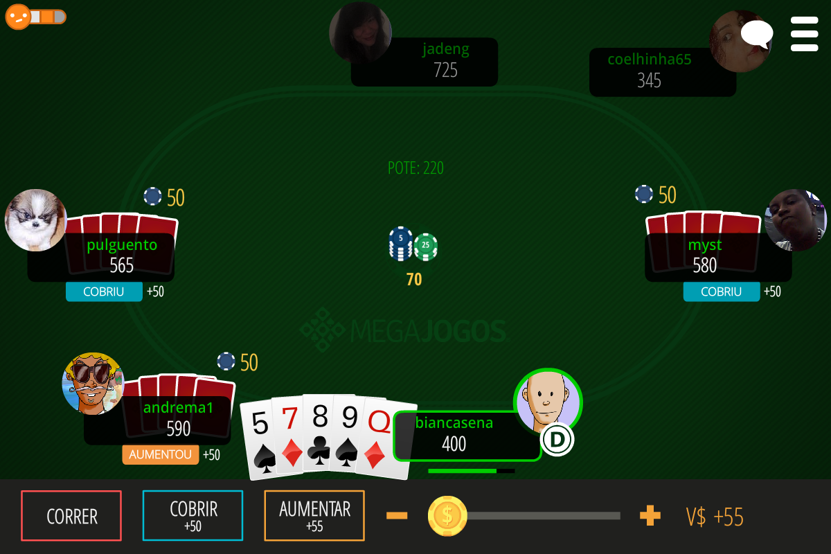 poker jogo online gratis