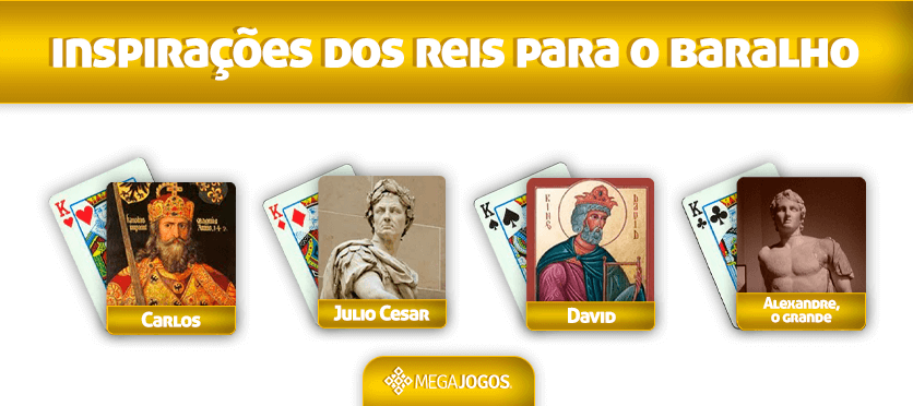 História em jogo: os reis e damas que inspiraram as cartas do baralho