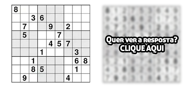 Racha Cuca - Sudoku fácil -   #RachaCuca