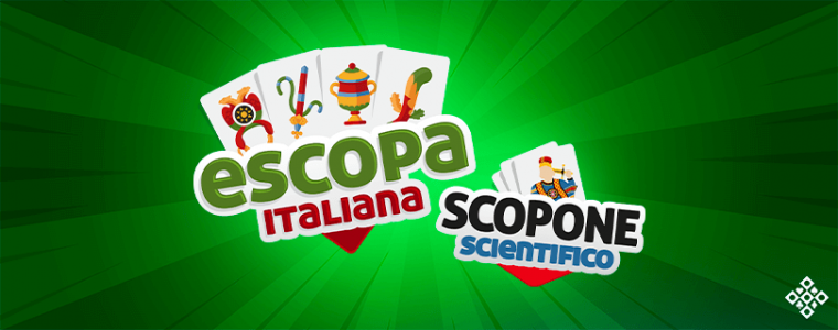 Novidade do Mega: Escopa e Scopone chegam ao mobile