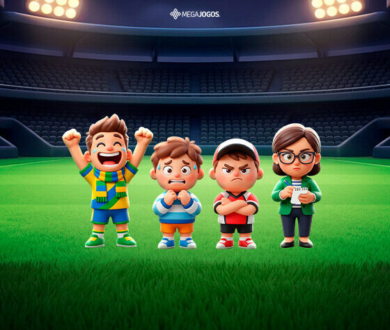 Como seriam os torcedores da Copa se fossem jogadores do Mega_